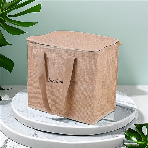 Jute cooler bag store