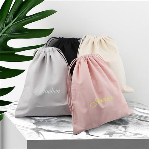 Recycled Cotton Canvas Fabric Drawstring Dust Bag