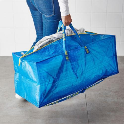 Hot sale large pp woven no woven shoppin bags