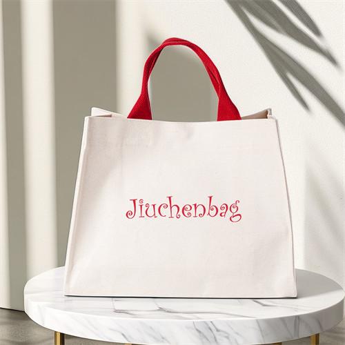 Factory custom cotton canvas tote shopping bag
