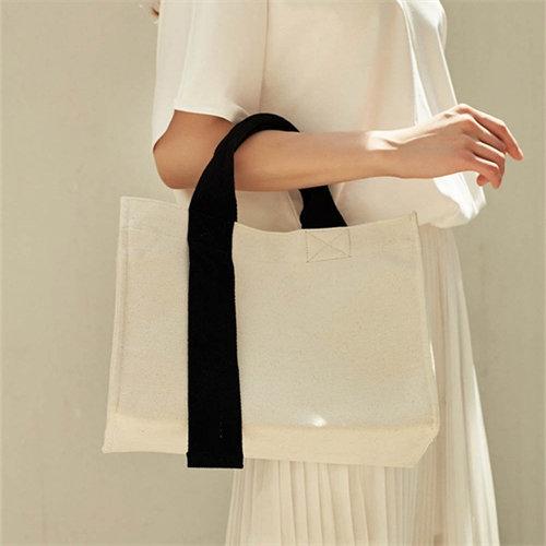 Wholesale cheaper price cotton canvas tote shopping bag