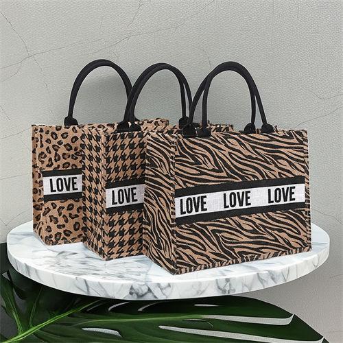 Hot sale cheap reusable custom logo printed grocery shopping bag jute bag